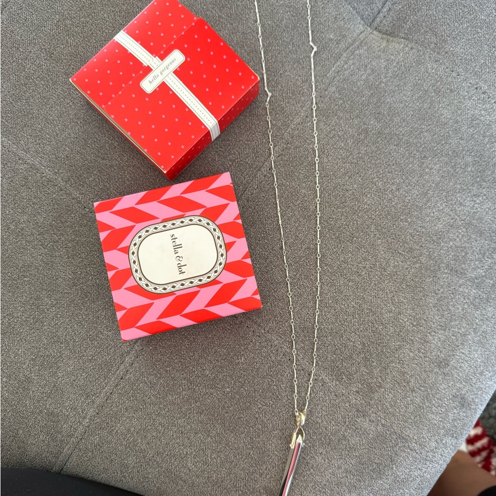 Stella & Dot Silver Necklace